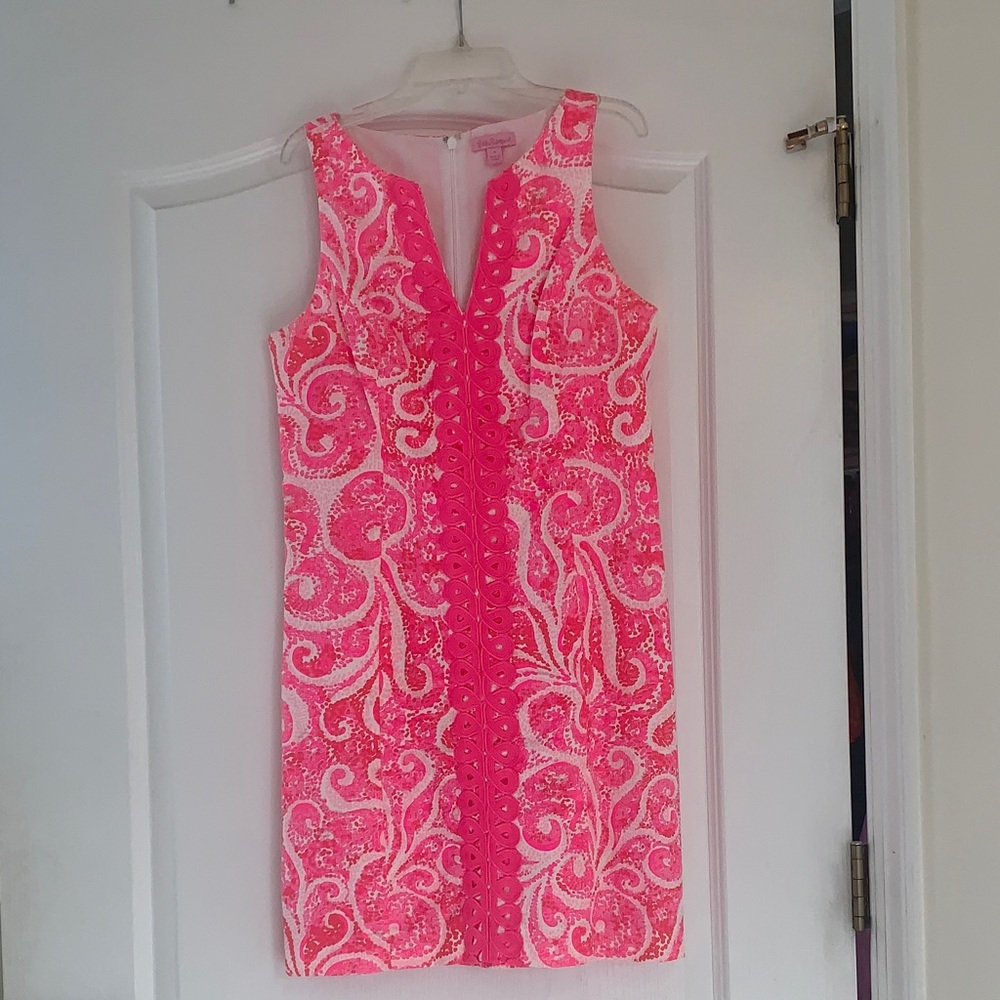 Lilly Pulitzer Ryder Shift Dress in Pink Pout
